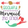 Beautiful Mermaid 2nd Grade SVG