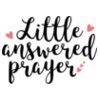 Little Answered Prayer SVG