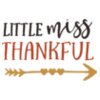 Little Miss Thankful SVG