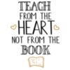 Teach From The Heart SVG