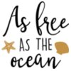 As Free As The Ocean SVG